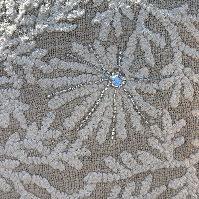 Rustic Bloom - Hand Embroidery Pillow