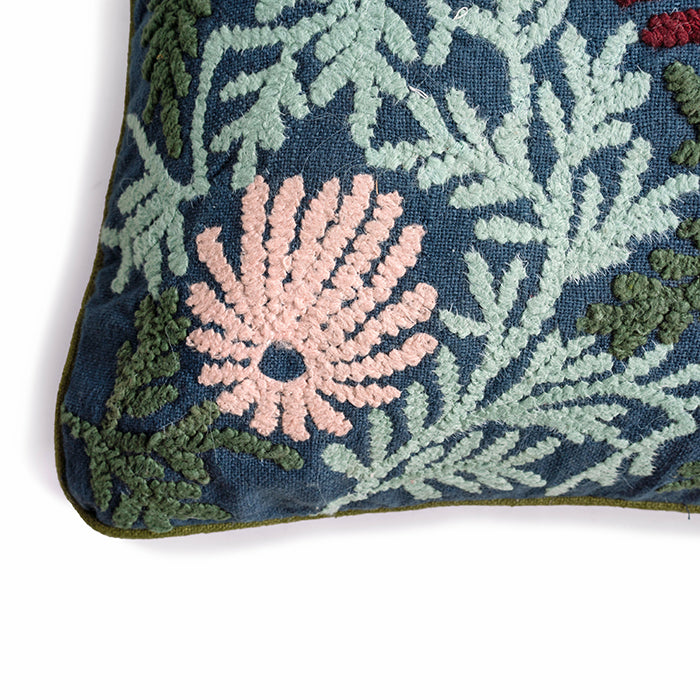 Wild Fern - Hand Embroidery Botanical Pillow